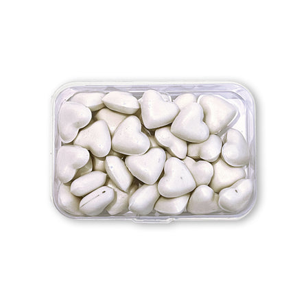 Wachsnachfüllung 20 g Herzform - Perlmuttweiß