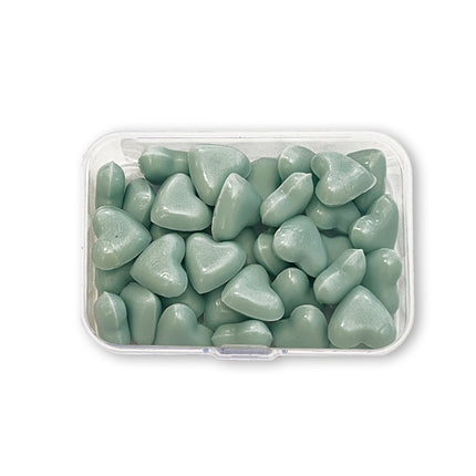 Wachsnachfüllung 20 g Herzform - Pastellblau