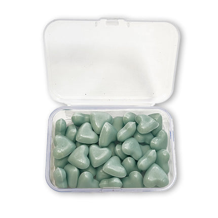Wachsnachfüllung 20 g Herzform - Pastellblau