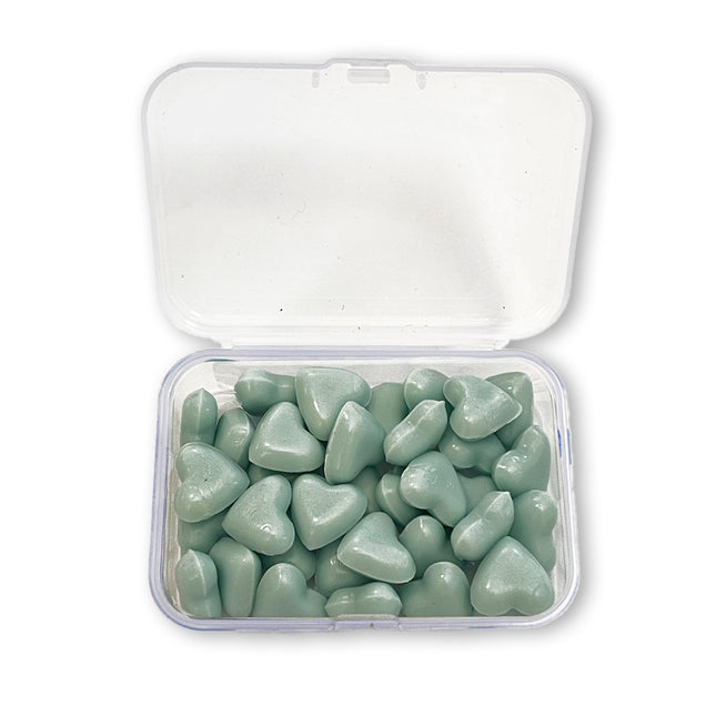 Wachsnachfüllung 20 g Herzform - Pastellblau