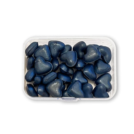 Wachsnachfüllung 20 g Herzform - Perltiefblau