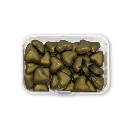 Wachsnachfüllung 20 g Herzform - Altgold