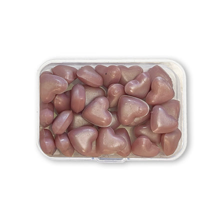 Wachsnachfüllung 20 g Herzform - Perlmuttrosa