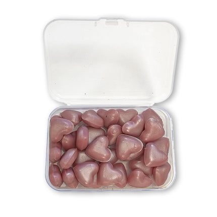 Wachsnachfüllung 20 g Herzform - Perlmuttrosa