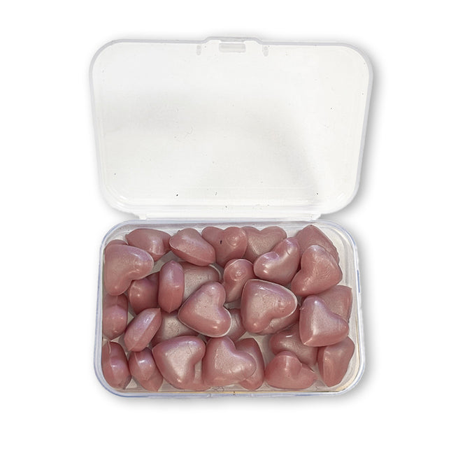 Wachsnachfüllung 20 g Herzform - Perlmuttrosa