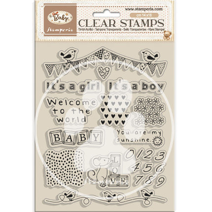 Acrylstempel cm 14x18 - Baby
