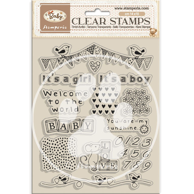 Acrylstempel cm 14x18 - Baby