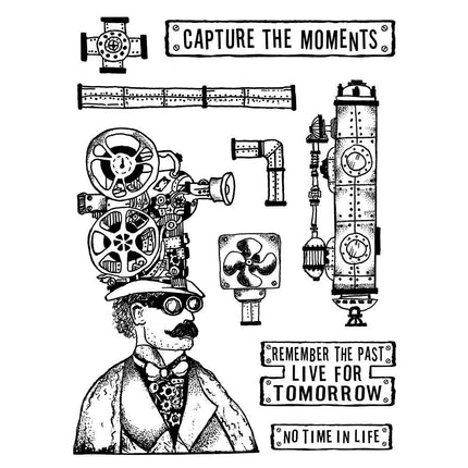 Mixed Media Stempel 15x20 cm - Capture the moment