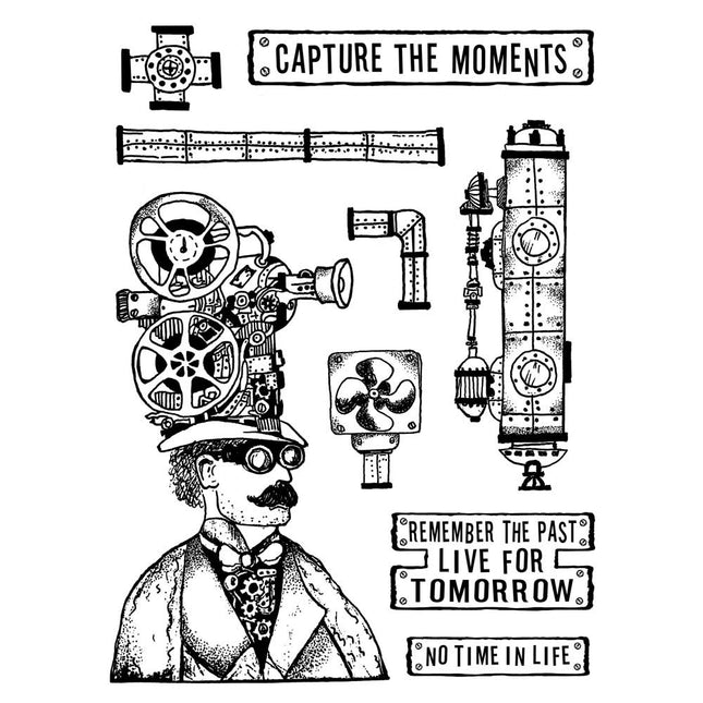 Mixed Media Stempel 15x20 cm - Capture the moment