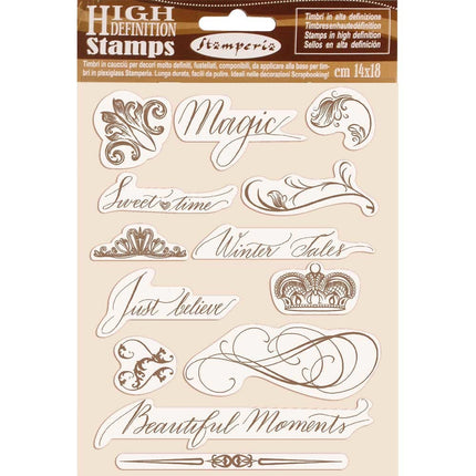 HD Naturgummistempel 14x18 cm Schöne Momente