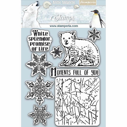 HD Naturgummistempel 14x18 cm Momente voller Dich