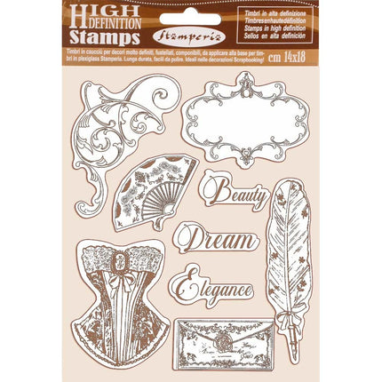 HD Naturgummistempel 14x18 cm Prinzessin