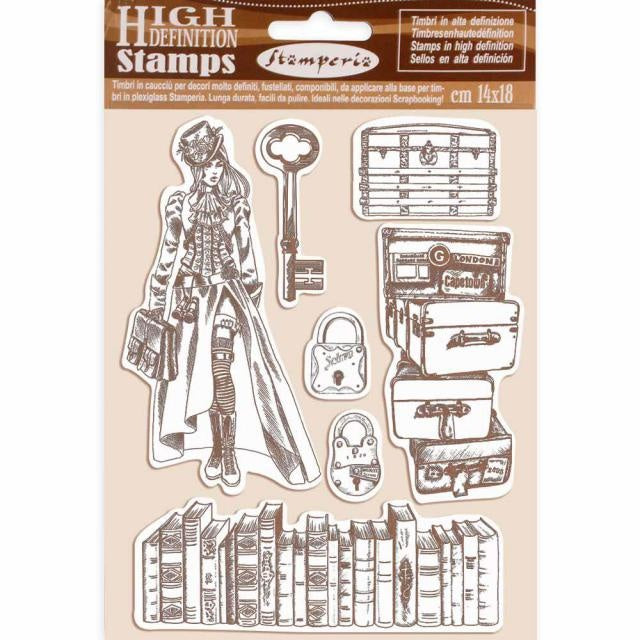 HD Natural Stempel cm 14x18 Lady Vagabond