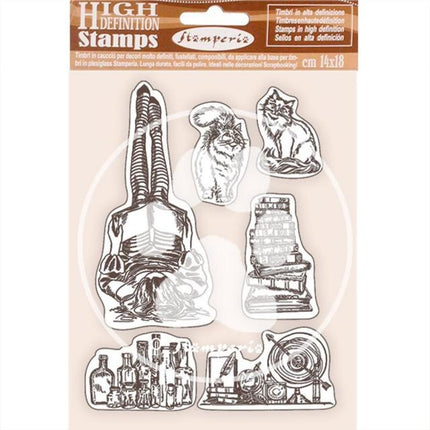 HD Naturkautschuk-Stempel 14x18 cm - Lady Vagabond Lifestyle Luftschiff