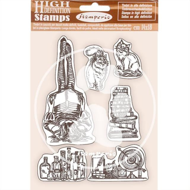 HD Naturkautschuk-Stempel 14x18 cm - Lady Vagabond Lifestyle Luftschiff