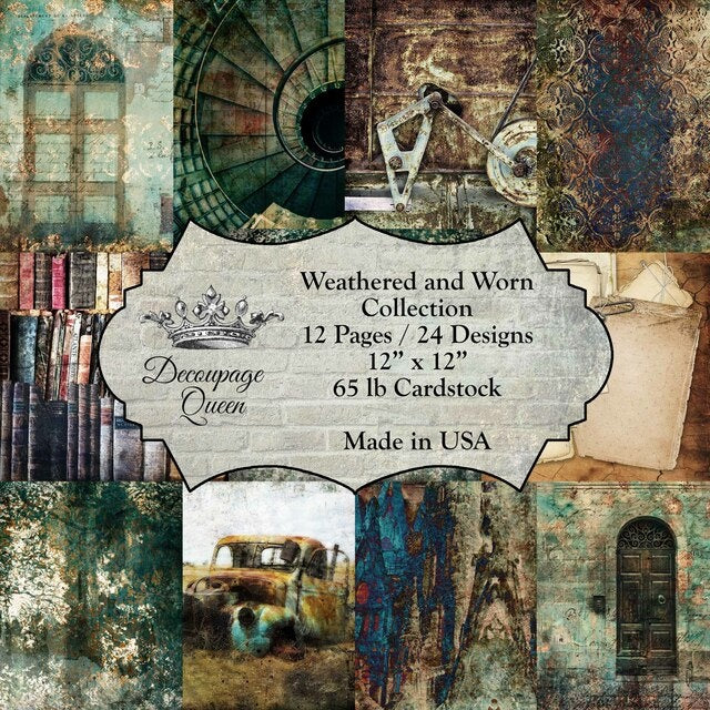 Verwitterte und Abgenutzte Kollektion Scrapbook Set